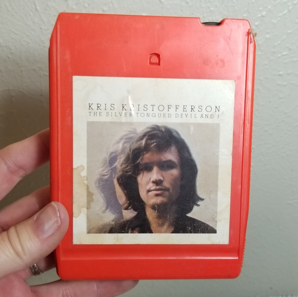 Kris Kristofferson 8 track Silver Tounged Devil and I